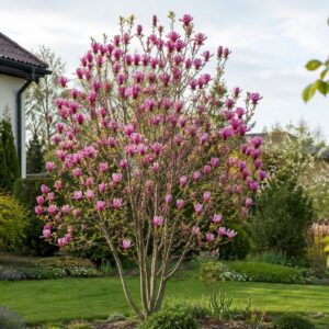 Magnolia ‘Susan’ – magnolie cu flori roz-purpurii